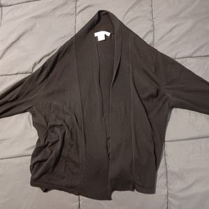 Black shrug cardigan